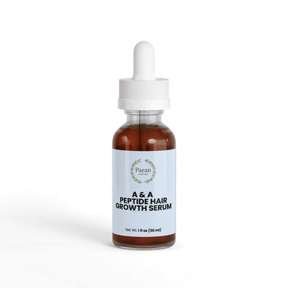 Peptide Hair Serum bottle for thicker, voluminous hair and hair growth boost, 30ml