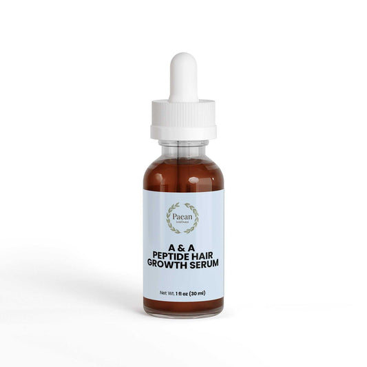 Peptide Hair Serum bottle for thicker, voluminous hair and hair growth boost, 30ml