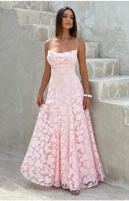 Paean Muse Vegan Friendly Women's Sleeveless Halter Neck Dress