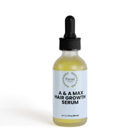 A&A Max Hair Growth Serum bottle with dropper for scalp and hair nourishment