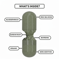 Organic Sea Moss 2 Bottle Bundle - Greens & Superfoods