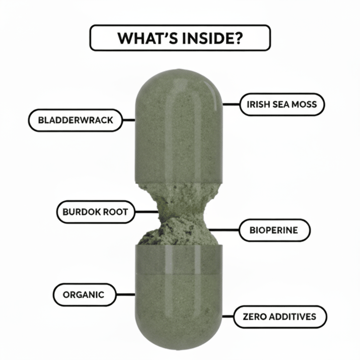 Organic Sea Moss 2 Bottle Bundle - Greens & Superfoods