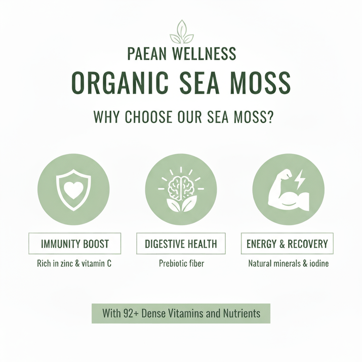 Organic Sea Moss 2 Bottle Bundle - Greens & Superfoods